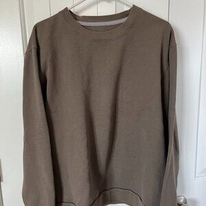 lululemon brown crewneck